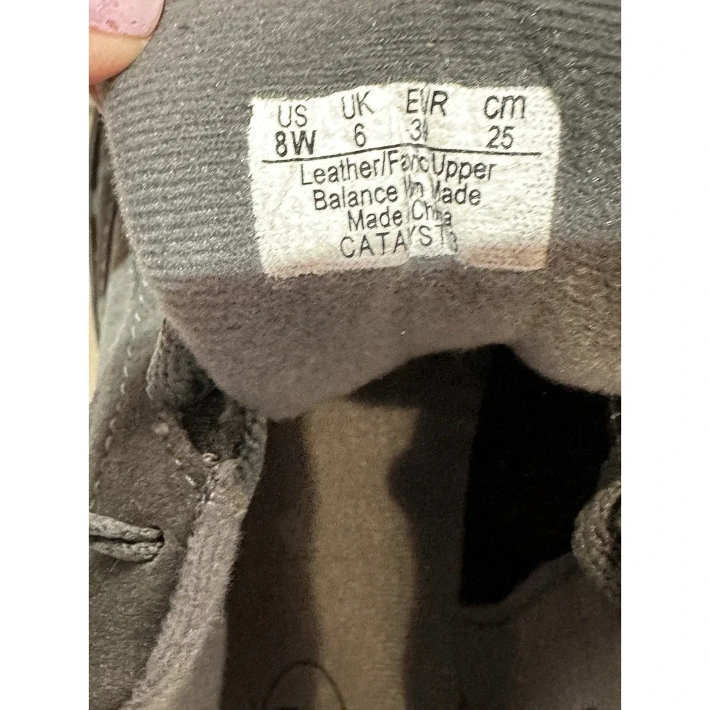 Ryka Catalyst 3 Sneakers Womens Sz 8W Suede/Leather Running Gray New‎ No Tags